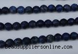 CNL601 15.5 inches 6mm faceted round natural lapis lazuli gemstone beads