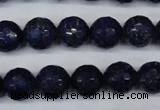 CNL604 15.5 inches 12mm faceted round natural lapis lazuli gemstone beads