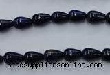 CNL615 15.5 inches 6*10mm teardrop natural lapis lazuli gemstone beads