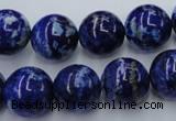 CNL717 15.5 inches 14mm round natural lapis lazuli gemstone beads