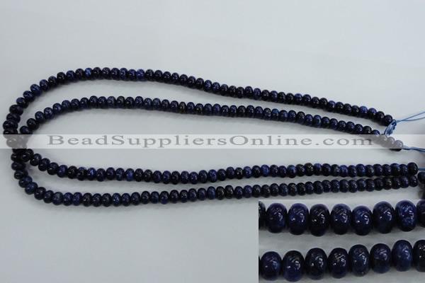 CNL861 15.5 inches 4*6mm rondelle natural lapis lazuli gemstone beads