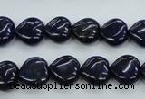 CNL932 15.5 inches 12*12mm heart natural lapis lazuli gemstone beads