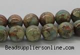 CNS02 16 inches 10mm round natural serpentine jasper beads wholesale