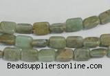 CNS253 15.5 inches 6*8mm rectangle natural serpentine jasper beads