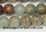 CNS331 15.5 inches 6mm round serpentine jasper beads wholesale