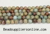 CNS333 15.5 inches 10mm round serpentine jasper beads wholesale