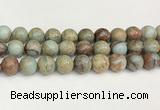 CNS336 15.5 inches 16mm round serpentine jasper beads wholesale