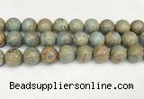 CNS337 15.5 inches 18mm round serpentine jasper beads wholesale