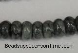 CNS412 15.5 inches 5*8mm rondelle natural serpentine jasper beads