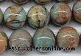 CNS67 15.5 inches 18mm round natural serpentine jasper beads