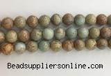 CNS704 15.5 inches 12mm round serpentine jasper beads wholesale