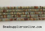 CNS712 15.5 inches 2*4mm rondelle serpentine jasper beads wholesale