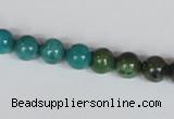 CNT03 16 inches 8mm round natural turquoise beads wholesale