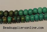 CNT112 15.5 inches 5*8mm rondelle natural turquoise beads wholesale