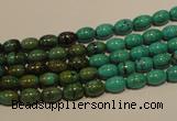 CNT116 15.5 inches 4*6mm rice natural turquoise beads wholesale