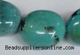 CNT15 16 inches 24-32mm nugget natural turquoise beads wholesale