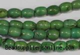 CNT214 15.5 inches 6*8mm drum natural turquoise beads wholesale