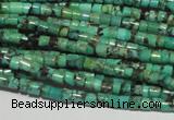 CNT216 15.5 inches 2.5*3mm heishi natural turquoise beads wholesale