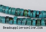 CNT23 16 inches 4-9mm heishi natural turquoise beads wholesale