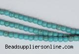 CNT24 16 inches 3.5mm round natural turquoise beads wholesale