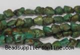 CNT242 15.5 inches 5*6mm - 6*10mm nuggets natural turquoise beads