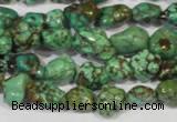 CNT243 15.5 inches 8*10mm - 10*14mm nuggets natural turquoise beads