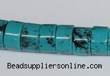 CNT26 16 inches 9*14mm wheel natural turquoise beads wholesale