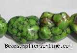 CNT282 15.5 inches 20*24mm - 25*28mm nuggets natural turquoise beads