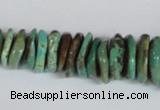 CNT30 16 inches multi-size natural turquoise chip beads wholesale