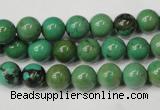 CNT352 15.5 inches 8mm round turquoise beads wholesale