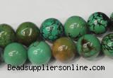 CNT354 15.5 inches 12mm round turquoise beads wholesale