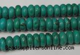 CNT363 15.5 inches 4*8mm rondelle turquoise beads wholesale