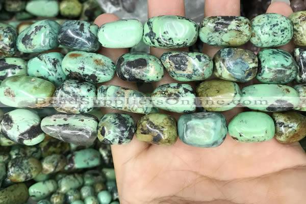 CNT408 15.5 inches 12*16mm - 14*23mm nuggets natural turquoise beads