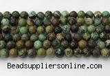 CNT411 15.5 inches 8mm round natural turquoise beads wholesale