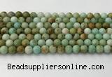 CNT416 15.5 inches 6mm round mongolian turquoise beads wholesale