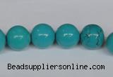 CNT42 16 inches 10mm round turquoise beads wholesale