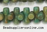 CNT536 15.5 inches 3*9mm turquoise gemstone beads