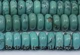 CNT543 15.5 inches 3*6mm rondelle turquoise gemstone beads