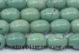 CNT565 15.5 inches 6*8mm teardrop turquoise gemstone beads