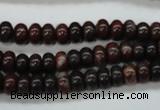 COJ10 15.5 inches 5*8mm rondelle blood jasper gemstone beads