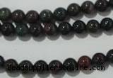 COJ301 15.5 inches 6mm round Indian bloodstone beads wholesale