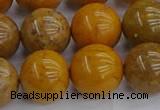 COJ604 15.5 inches 12mm round orpiment jasper beads wholesale