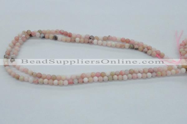 COP01 15.5 inches 5mm round natural pink opal beads wholesale