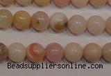 COP1002 15.5 inches 6mm round natural pink opal gemstone beads