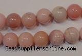 COP1004 15.5 inches 10mm round natural pink opal gemstone beads