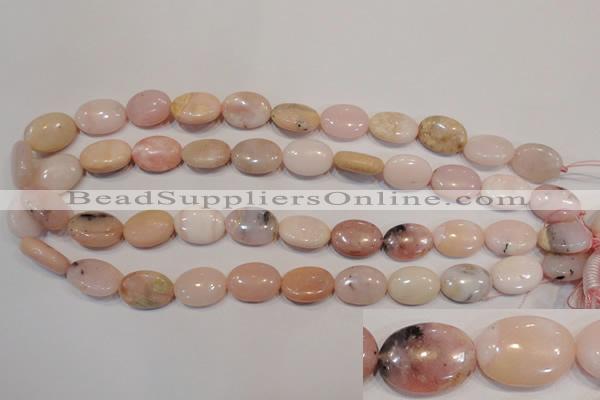 COP1024 15.5 inches 13*18mm oval natural pink opal gemstone beads