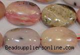 COP1026 15.5 inches 18*25mm oval natural pink opal gemstone beads