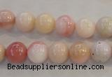 COP1062 15.5 inches 10mm round natural pink opal gemstone beads