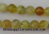 COP1203 15.5 inches 10mm round yellow opal gemstone beads