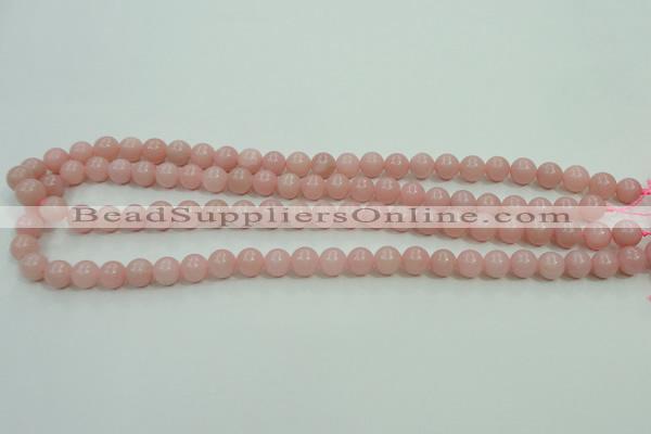 COP1212 15.5 inches 8mm round Chinese pink opal gemstone beads